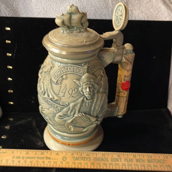 Avon-1992 -Vintage Christopher ColumbusNew World Stein Made in Brazil #161184 - Picture 1 of 10